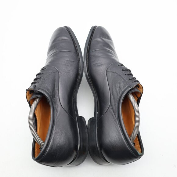 Magnanni Federico Men\'s US Size 10 D Oxford Cap Toe Black Lace Up Dress Shoes main image 8